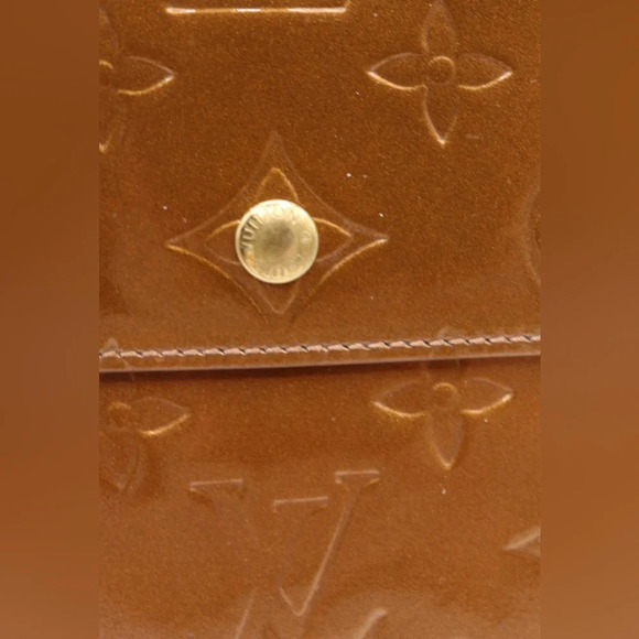 Louis Vuitton Vernis Walker Wallet Bronze - Picture 4 of 5